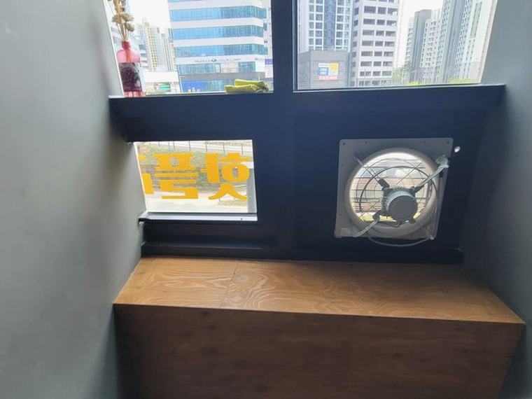안양 학원 환풍기설치 시공 후
