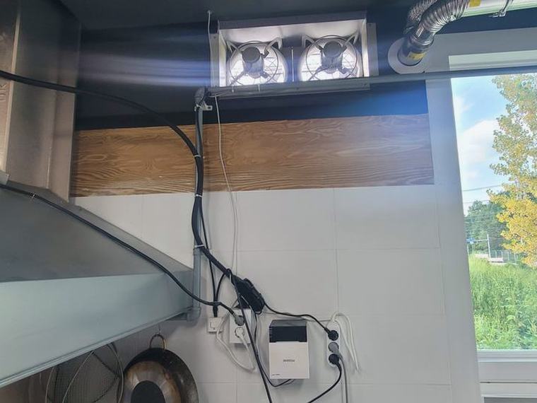 용인 환풍기 전문업체 시공 후
